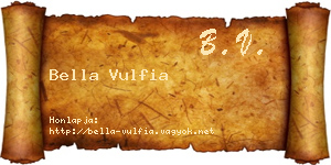 Bella Vulfia névjegykártya